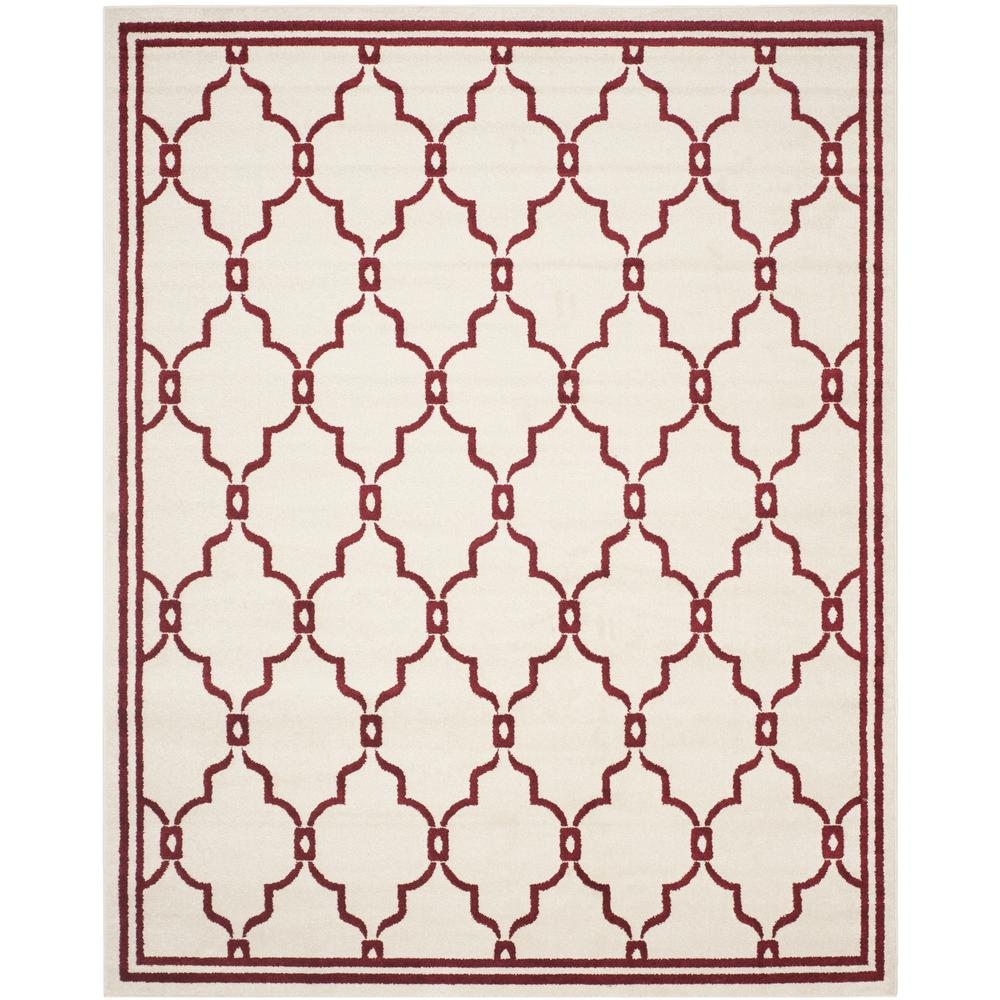AMHERST, IVORY / RED, 9' X 12', Area Rug. Picture 1