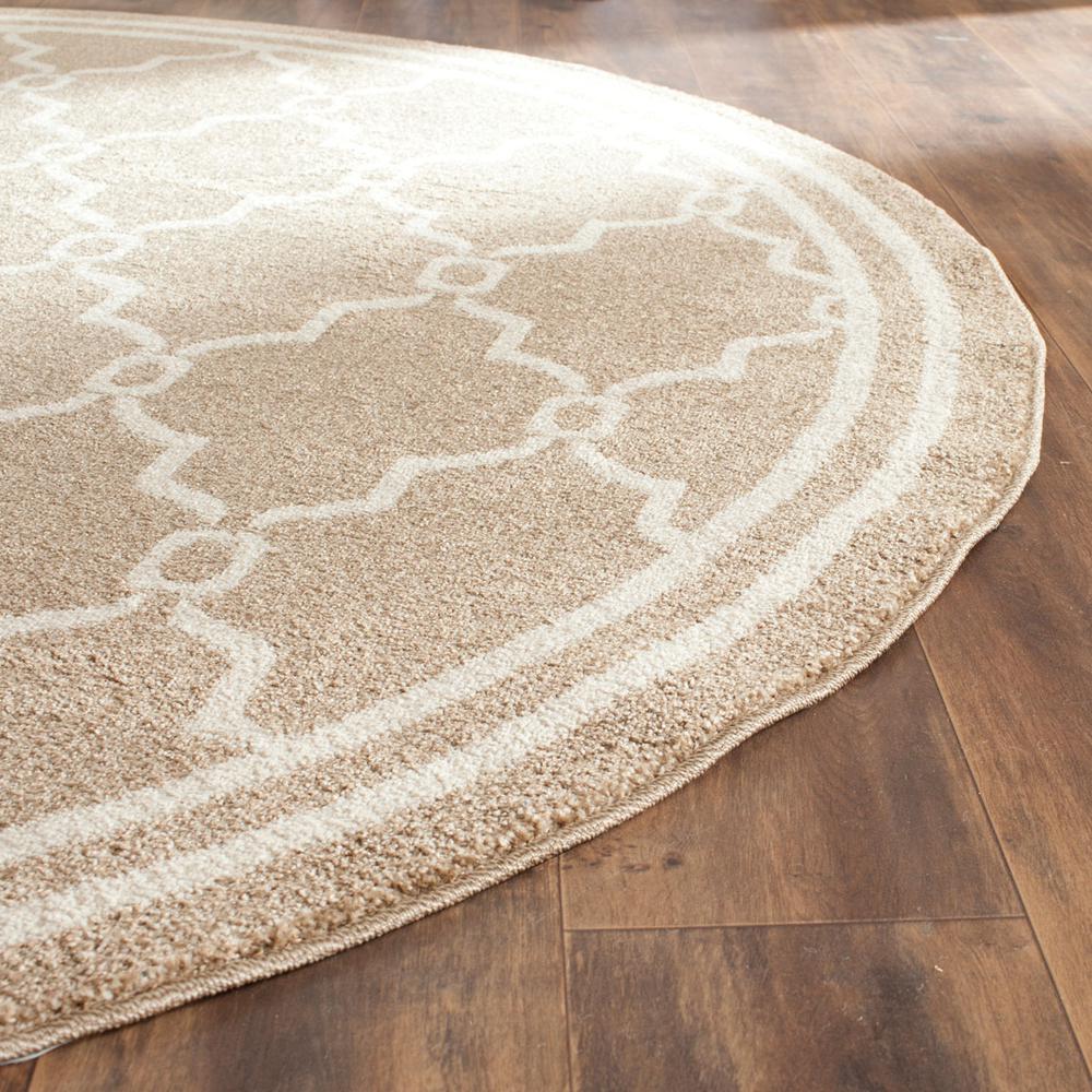 AMHERST, WHEAT / BEIGE, 5' X 5' Round, Area Rug, AMT414S-5R. Picture 1