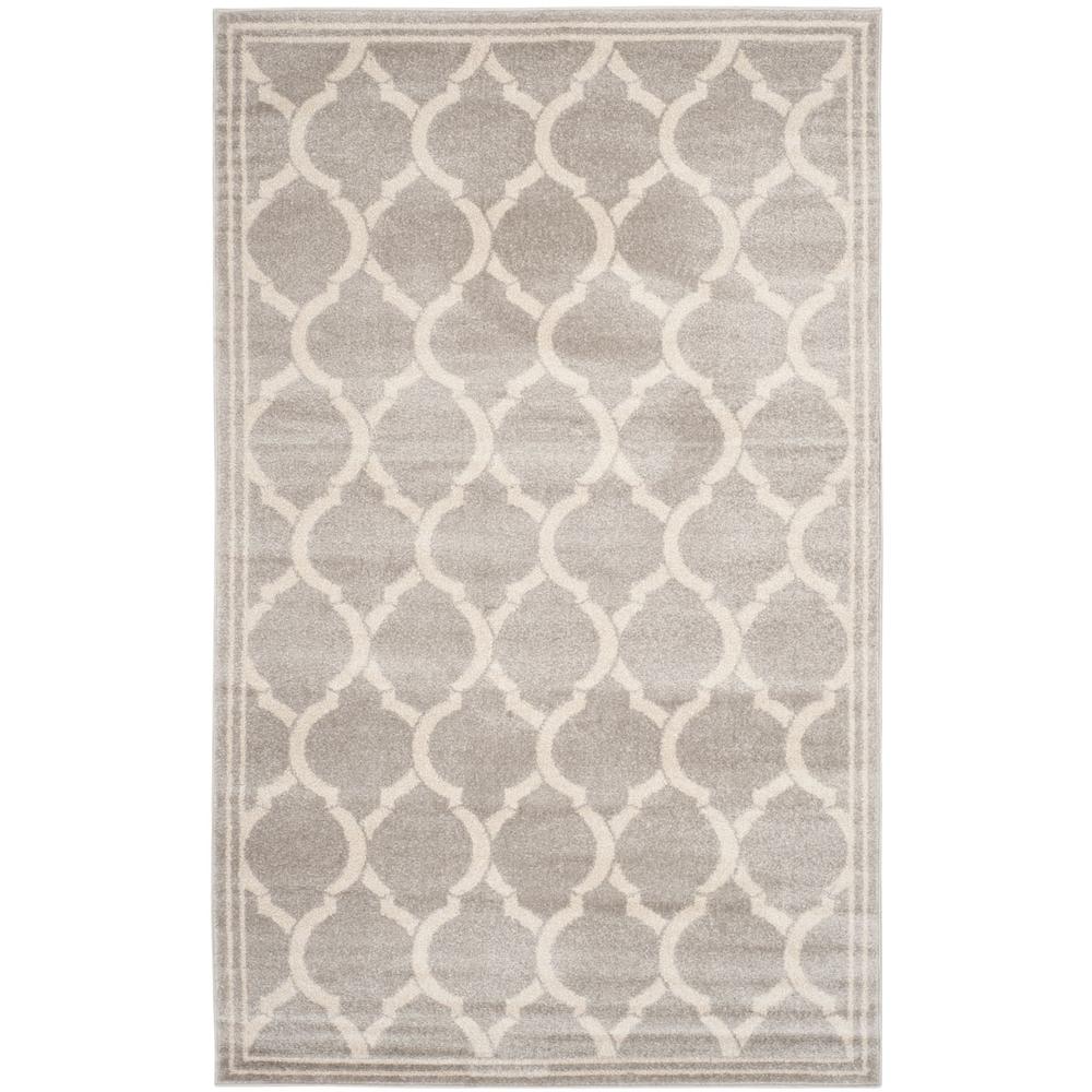 AMHERST, LIGHT GREY / IVORY, 5' X 8', Area Rug, AMT415B-5. Picture 1