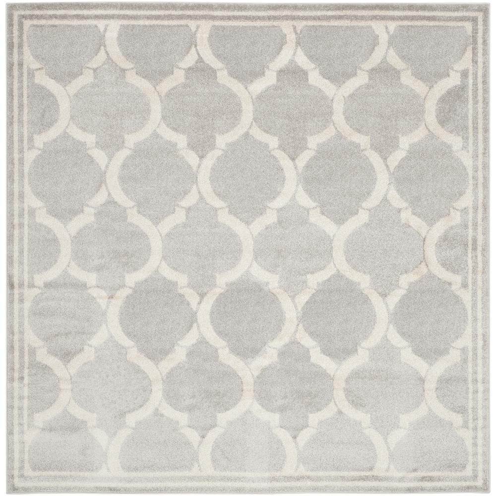 AMHERST, LIGHT GREY / IVORY, 7' X 7' Square, Area Rug, AMT415B-7SQ. Picture 1