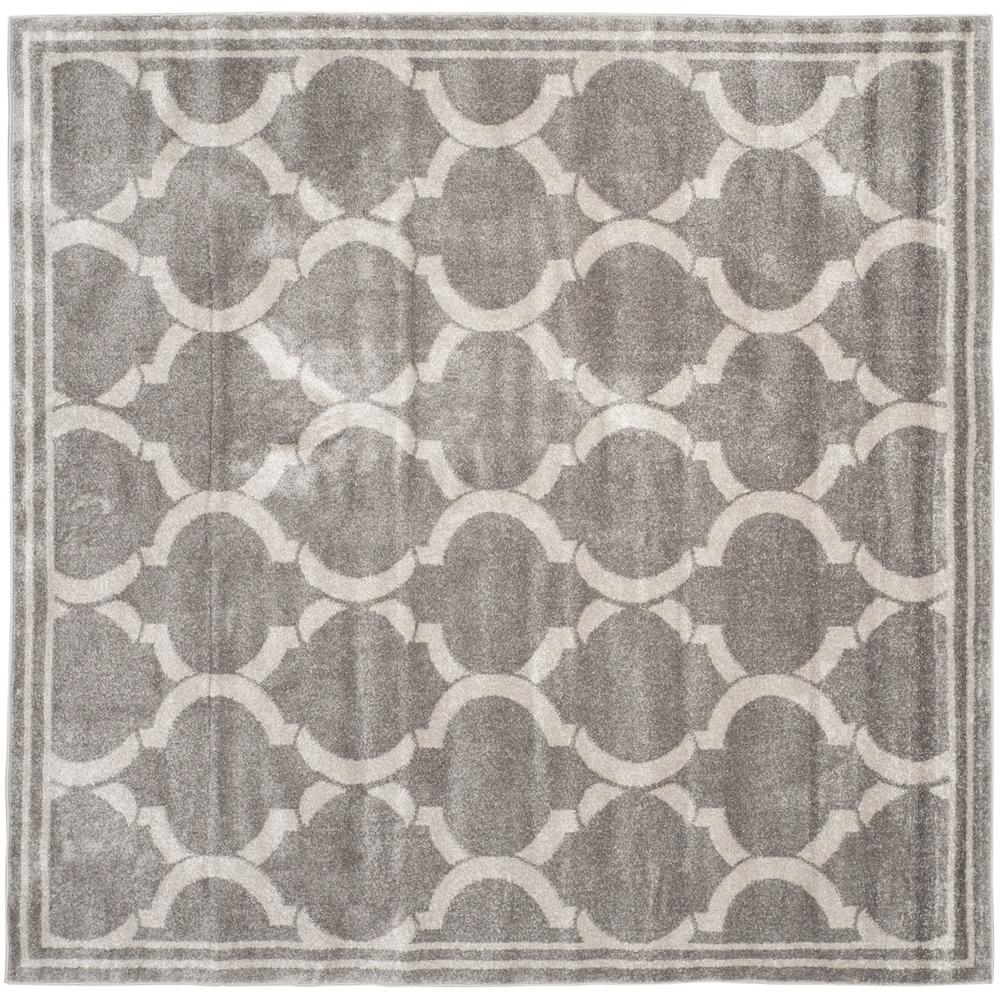 AMHERST, GREY / LIGHT GREY, 7' X 7' Square, Area Rug, AMT415C-7SQ. Picture 1
