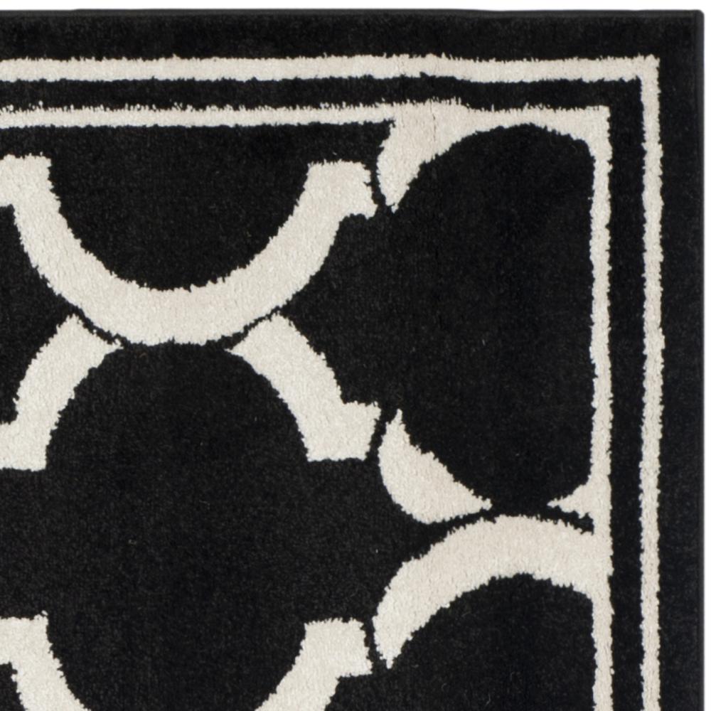 AMHERST, ANTHRACITE / IVORY, 7' X 7' Square, Area Rug, AMT415G-7SQ. Picture 3