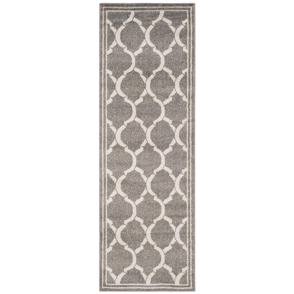 AMHERST, DARK GREY / BEIGE, 2'-3" X 7', Area Rug, AMT415R-27. Picture 1