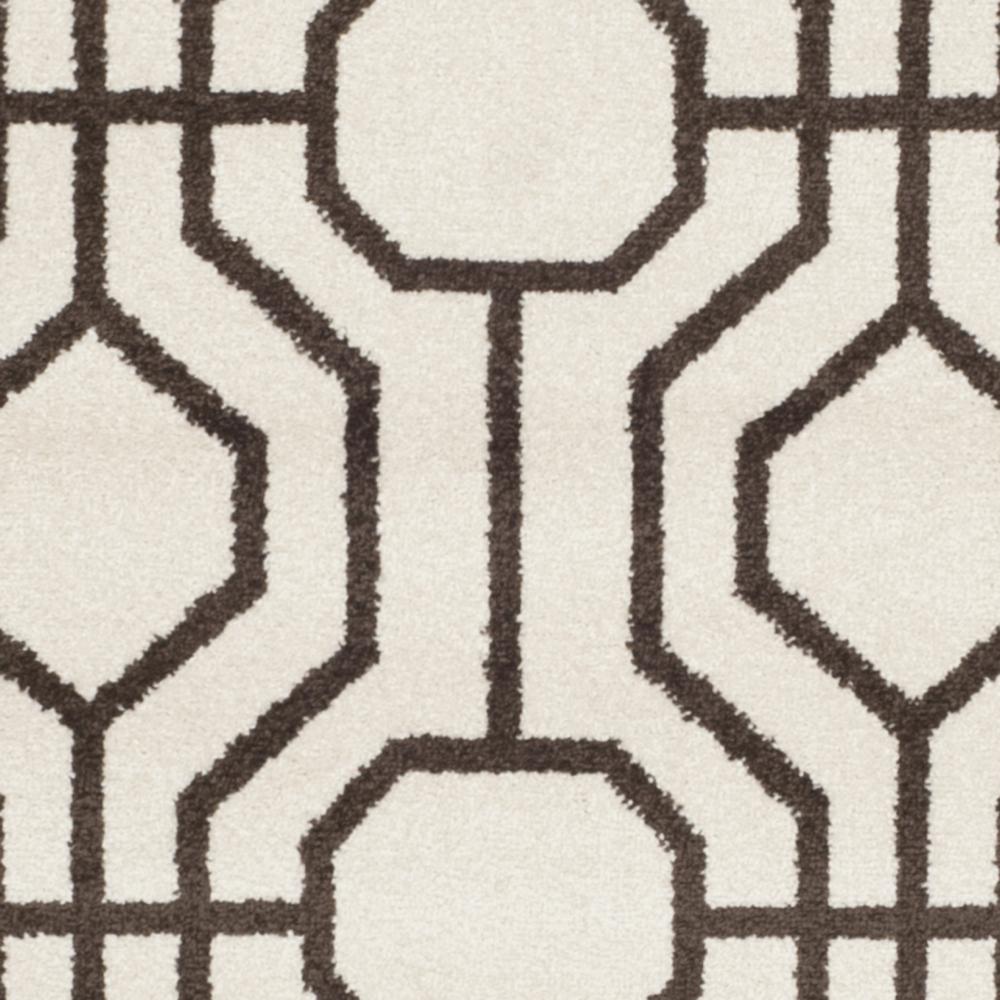 AMHERST, IVORY / BROWN, 5' X 8', Area Rug. Picture 2