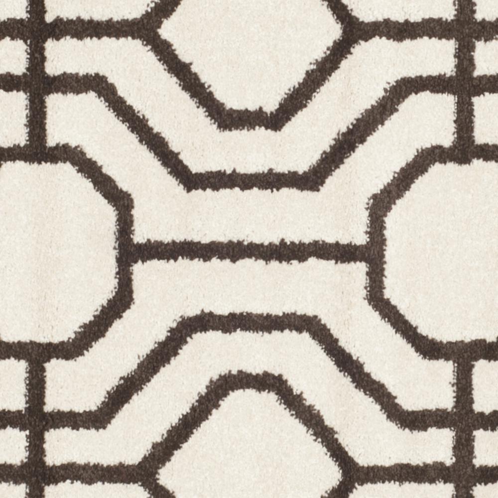 AMHERST, IVORY / BROWN, 7' X 7' Square, Area Rug. Picture 2