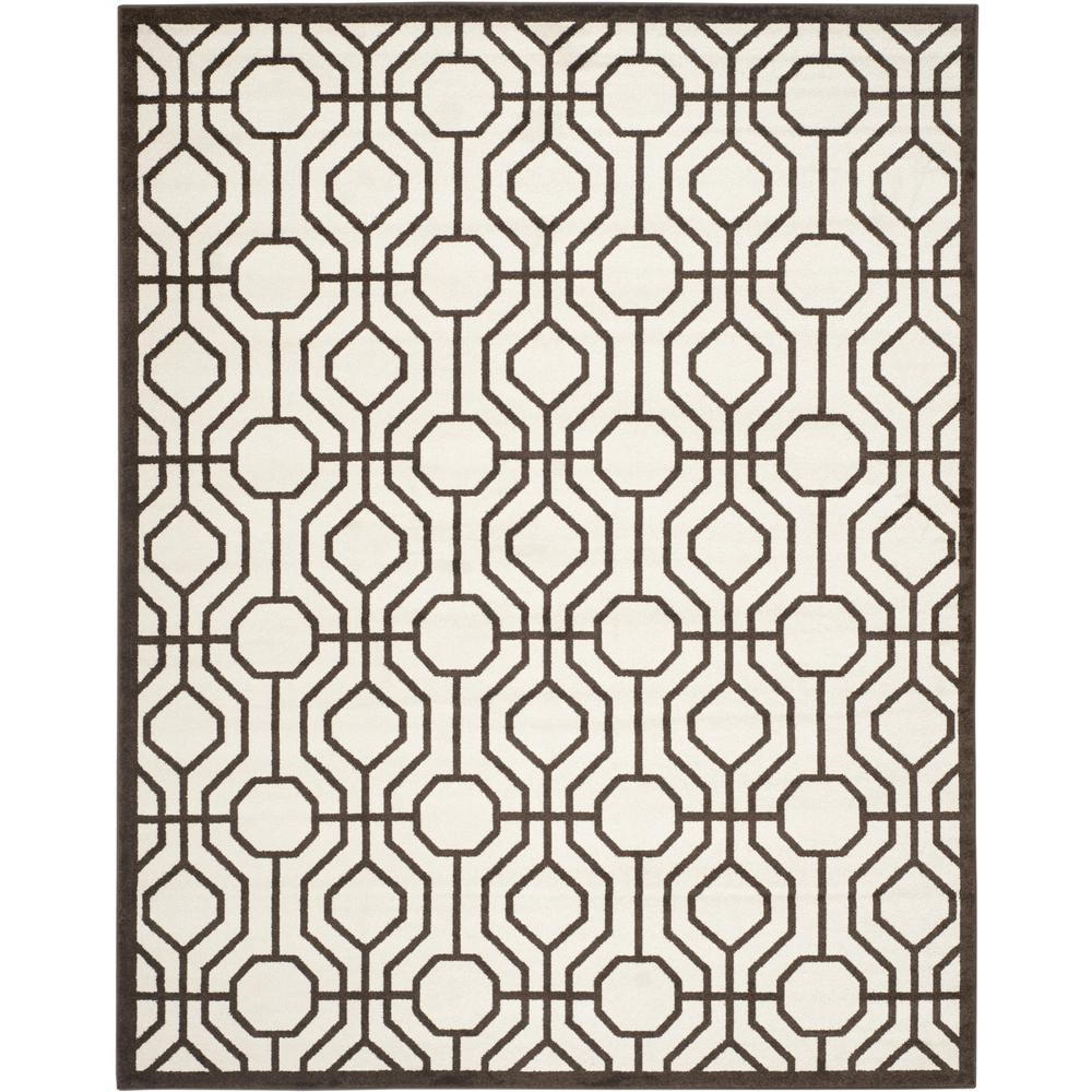 AMHERST, IVORY / BROWN, 9' X 12', Area Rug. Picture 1