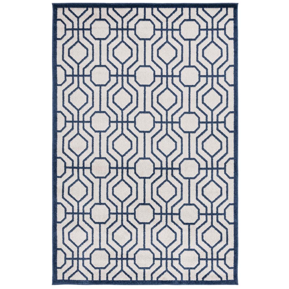 AMHERST, IVORY / NAVY, 5' X 8', Area Rug, AMT416M-5. Picture 1