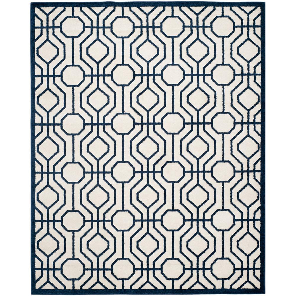 AMHERST, IVORY / NAVY, 8' X 10', Area Rug, AMT416M-8. Picture 1