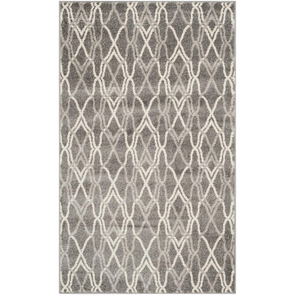 AMHERST, GREY / LIGHT GREY, 3' X 5', Area Rug, AMT417C-3. Picture 1