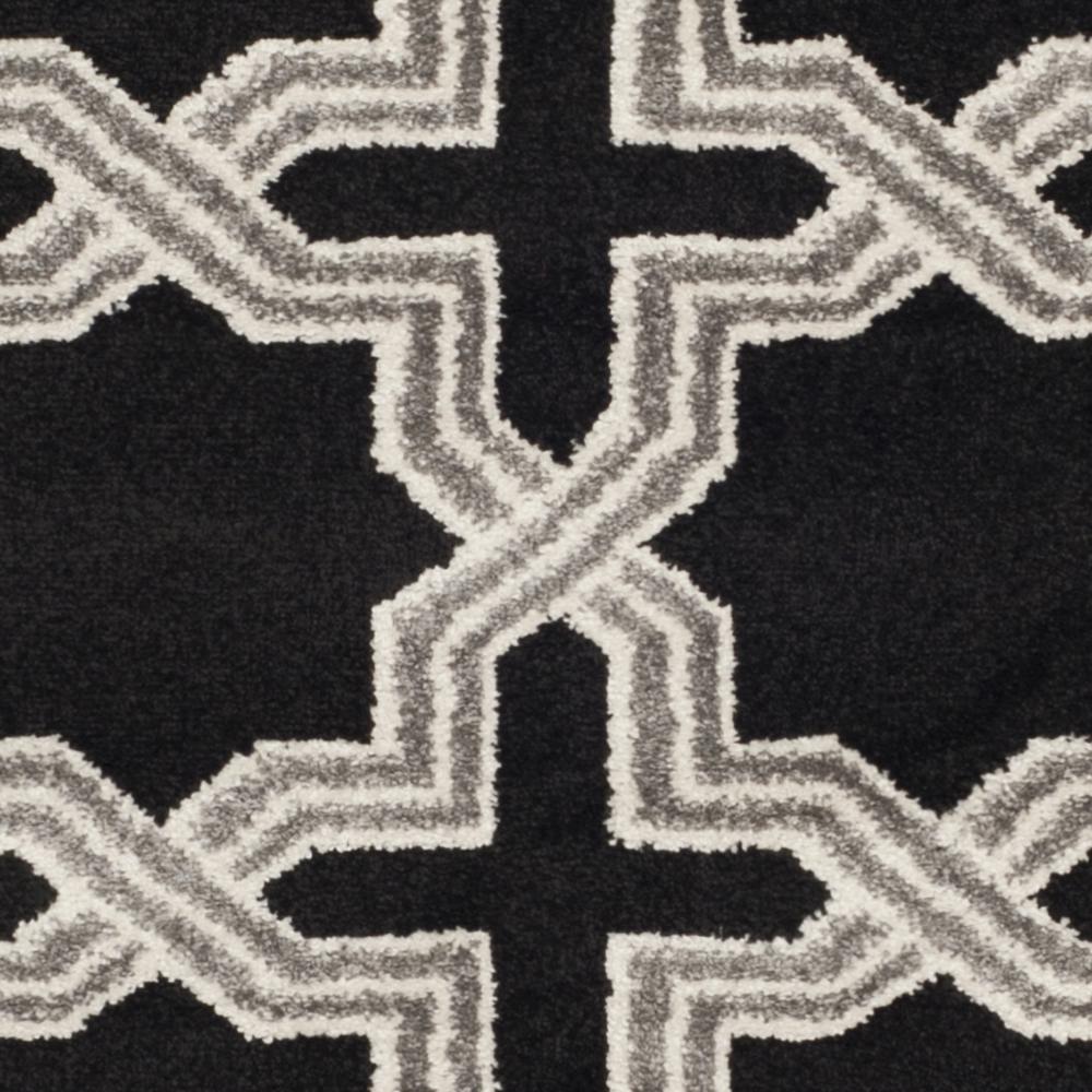 AMHERST, ANTHRACITE / GREY, 5' X 8', Area Rug. Picture 4
