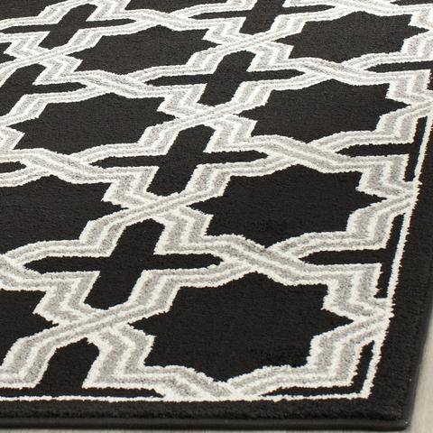 AMHERST, ANTHRACITE / GREY, 4' X 6', Area Rug. Picture 2