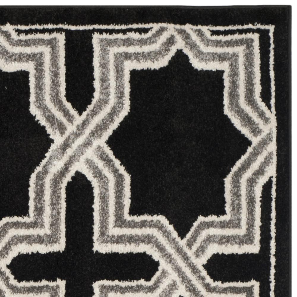 AMHERST, ANTHRACITE / GREY, 7' X 7' Square, Area Rug. Picture 3