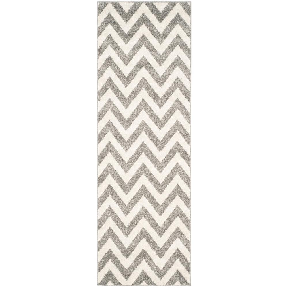 AMHERST, DARK GREY / BEIGE, 2'-3" X 7', Area Rug, AMT419R-27. Picture 1