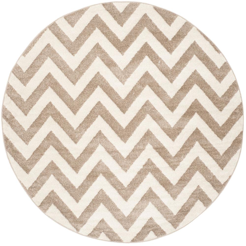 AMHERST, WHEAT / BEIGE, 7' X 7' Round, Area Rug, AMT419S-7R. Picture 1