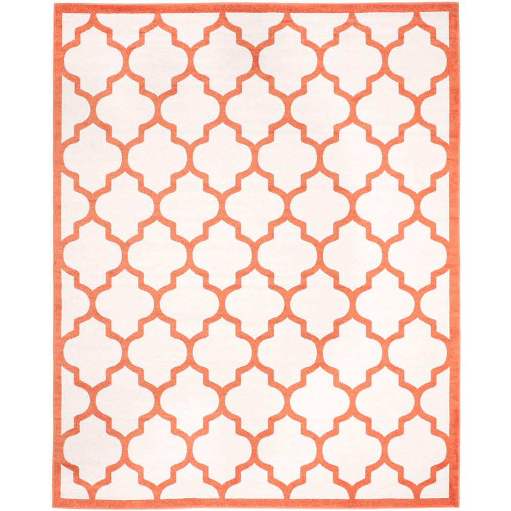 AMHERST, BEIGE / ORANGE, 8' X 10', Area Rug, AMT420F-8. Picture 1