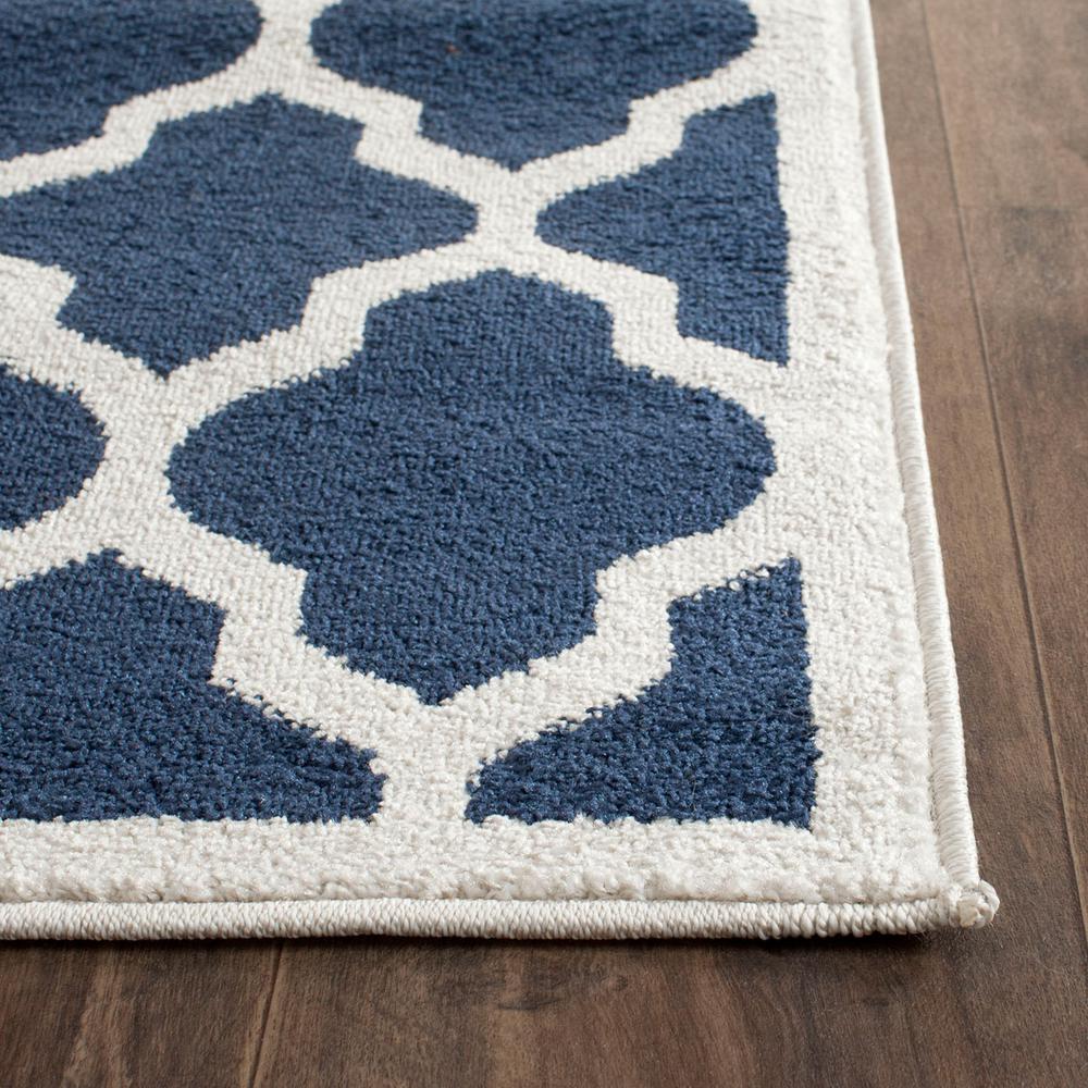 AMHERST, NAVY / BEIGE, 2'-3" X 11', Area Rug, AMT420P-211. Picture 1