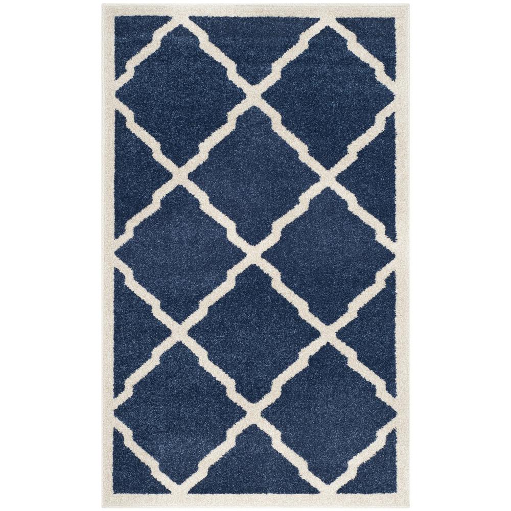 AMHERST, NAVY / BEIGE, 2'-6" X 4', Area Rug, AMT421P-24. Picture 1