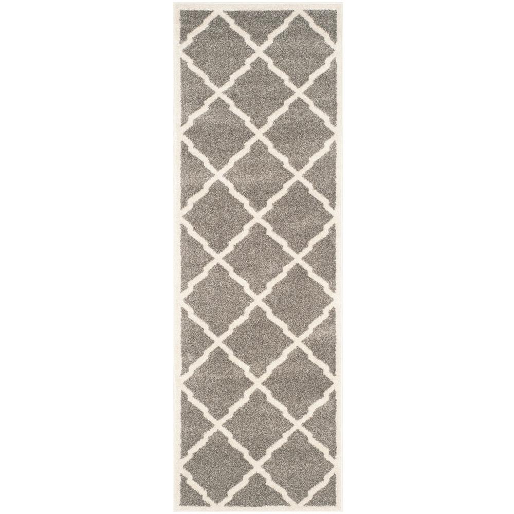 AMHERST, DARK GREY / BEIGE, 2'-3" X 7', Area Rug, AMT421R-27. Picture 1