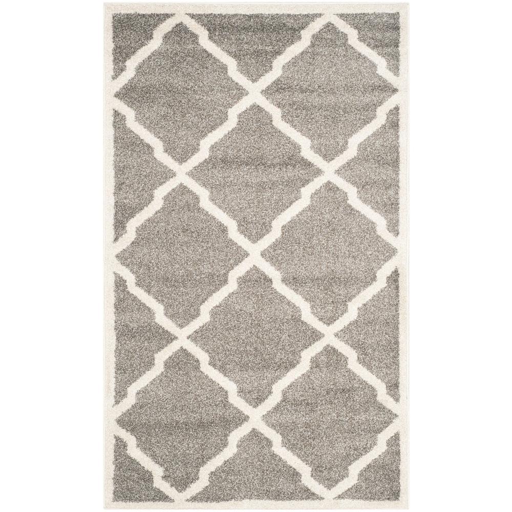 AMHERST, DARK GREY / BEIGE, 3' X 5', Area Rug, AMT421R-3. Picture 1