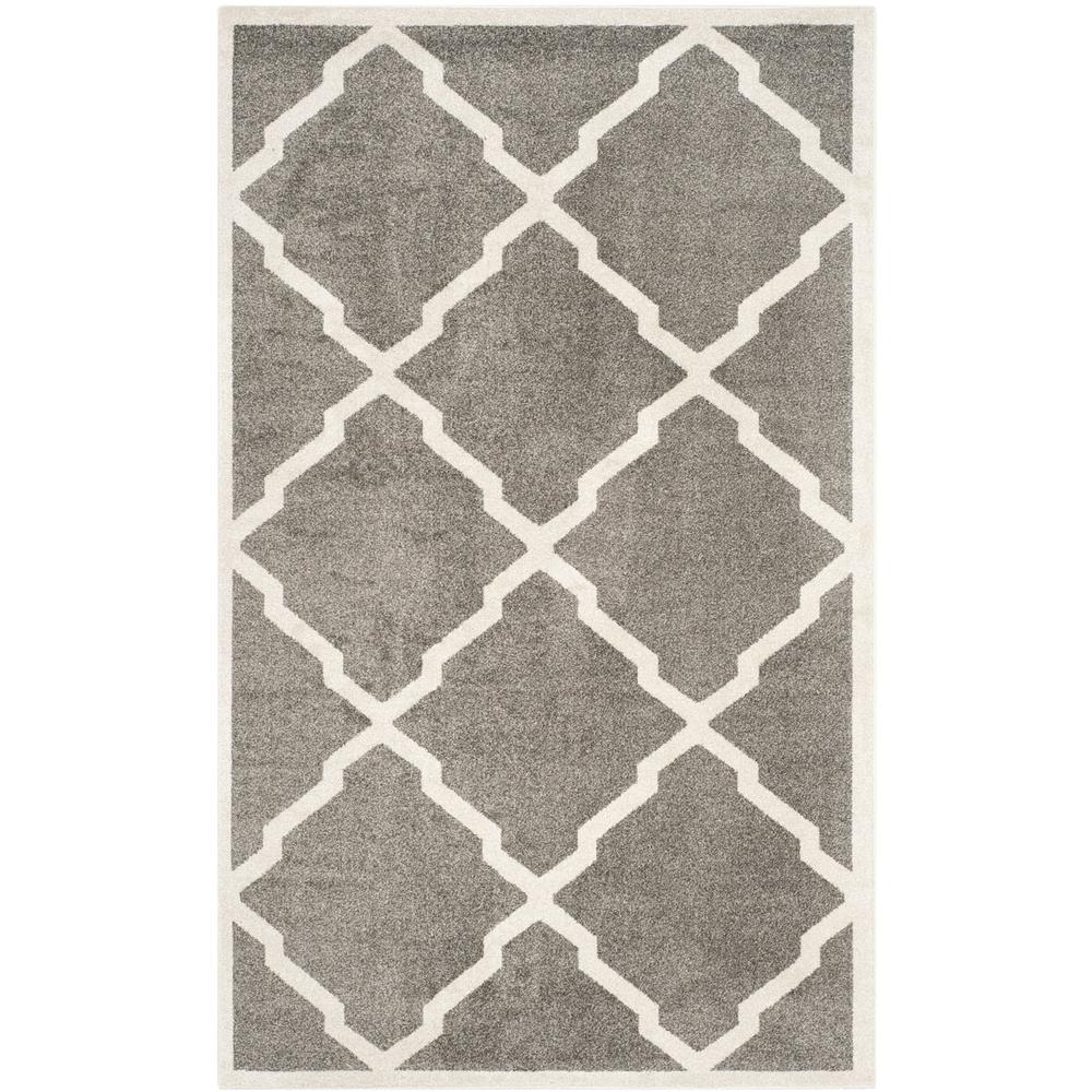 AMHERST, DARK GREY / BEIGE, 5' X 8', Area Rug, AMT421R-5. Picture 1