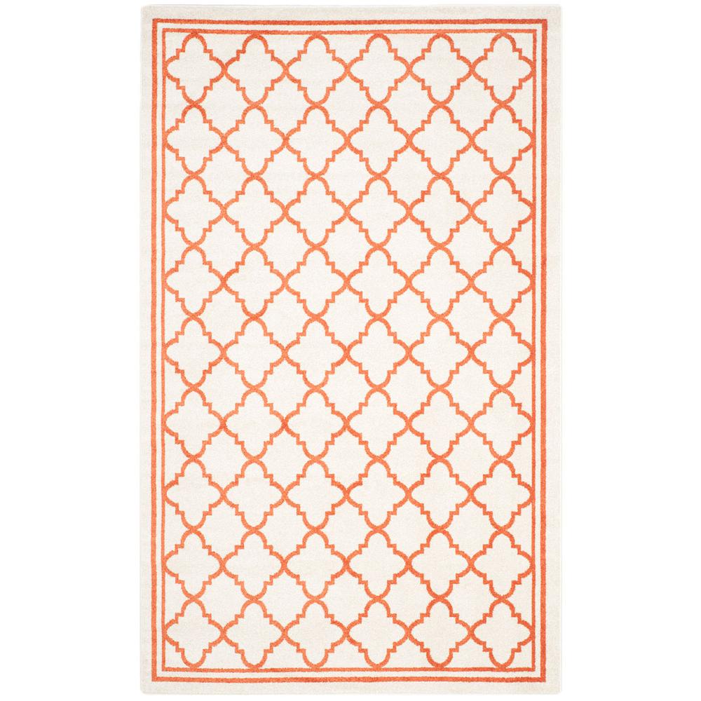 AMHERST, BEIGE / ORANGE, 4' X 6', Area Rug, AMT422F-4. Picture 1