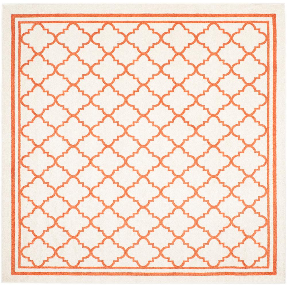 AMHERST, BEIGE / ORANGE, 7' X 7' Square, Area Rug, AMT422F-7SQ. Picture 1