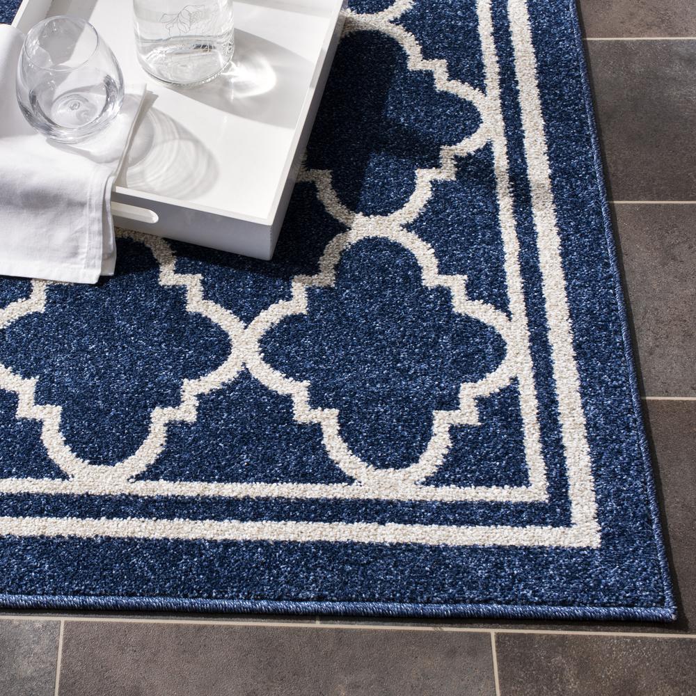 AMHERST, NAVY / BEIGE, 4' X 6', Area Rug, AMT422P-4. Picture 2