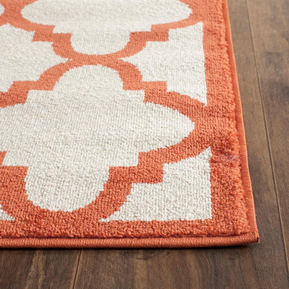 AMHERST, BEIGE / ORANGE, 2'-3" X 11', Area Rug, AMT423F-211. Picture 1