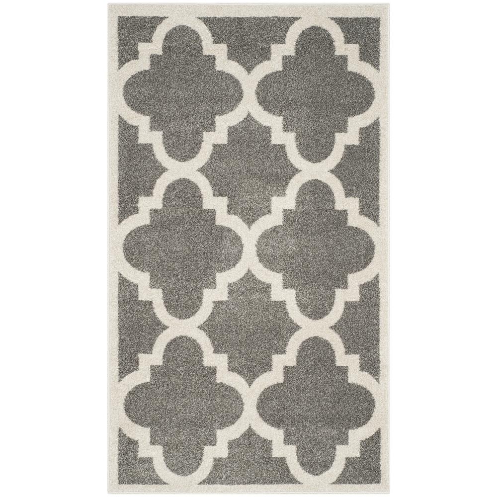 AMHERST, DARK GREY / BEIGE, 3' X 5', Area Rug, AMT423R-3. Picture 1