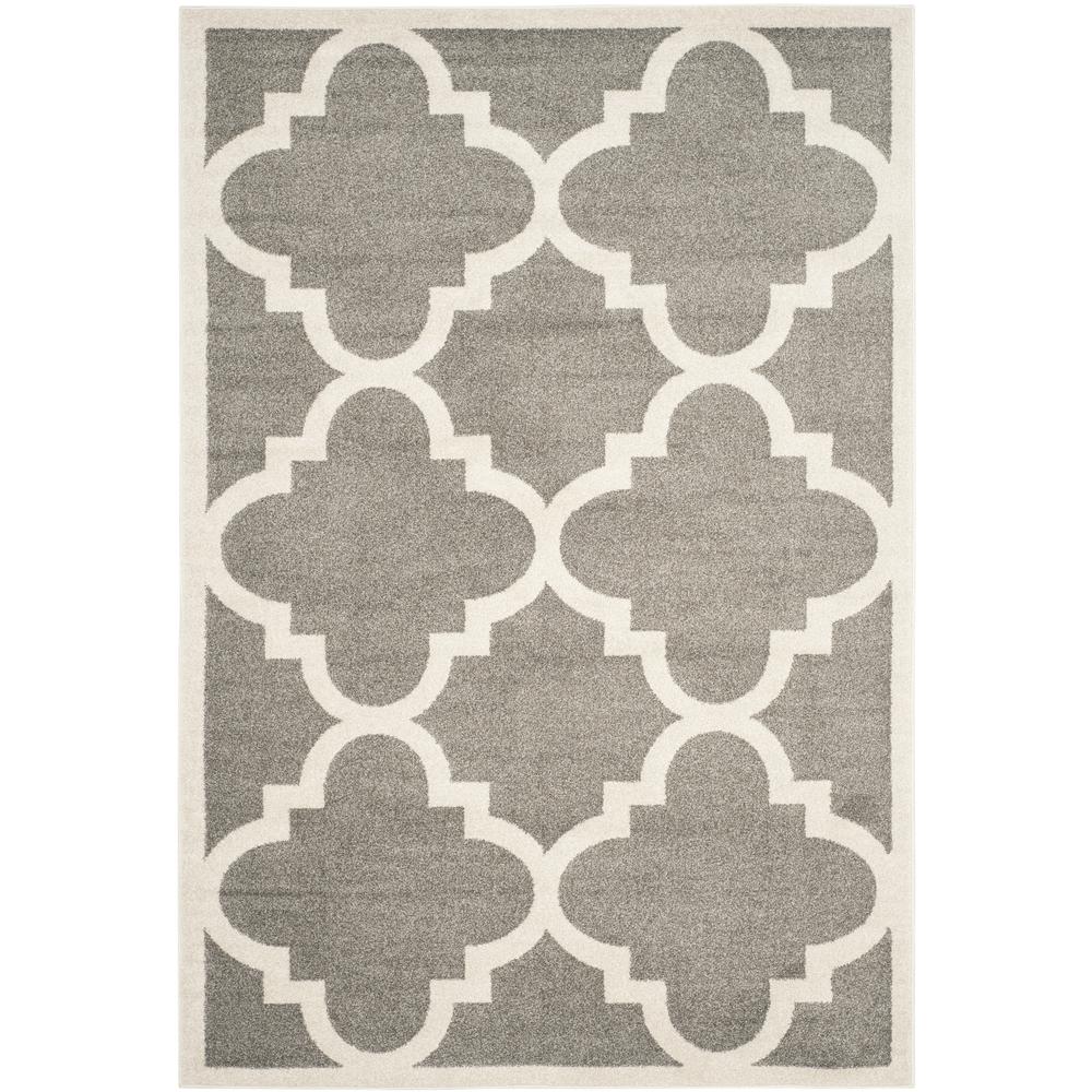 AMHERST, DARK GREY / BEIGE, 6' X 9', Area Rug, AMT423R-6. Picture 1