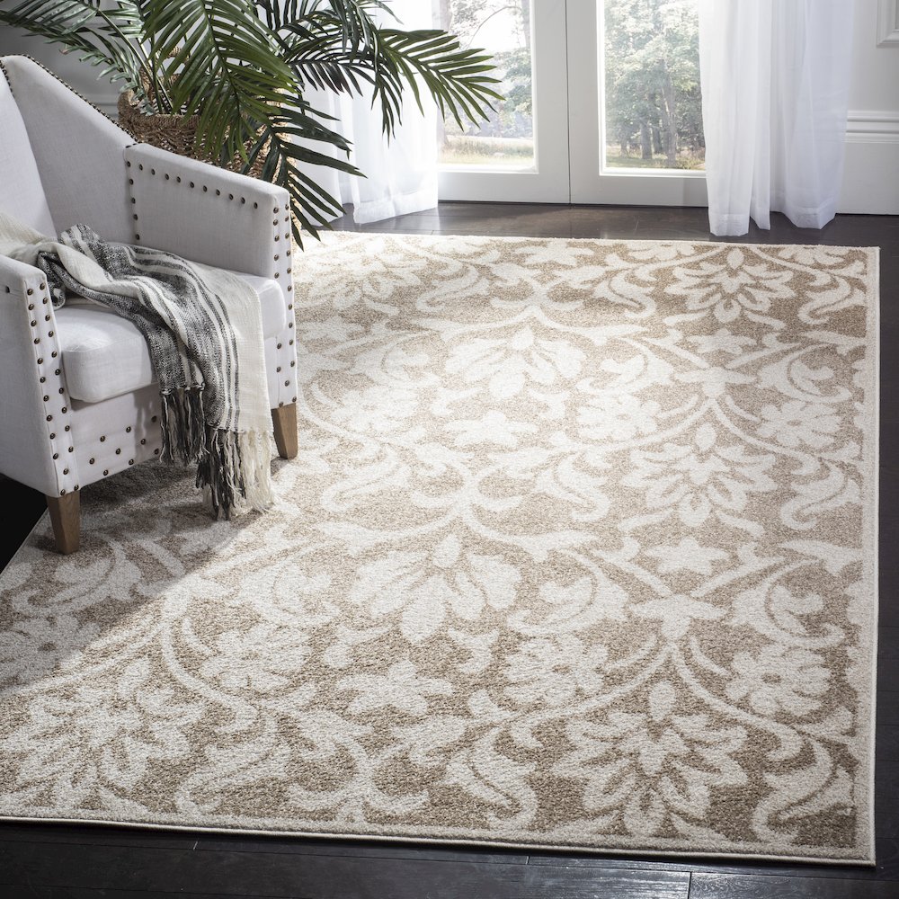 AMHERST, WHEAT / BEIGE, 4' X 6', Area Rug, AMT424S-4. Picture 3