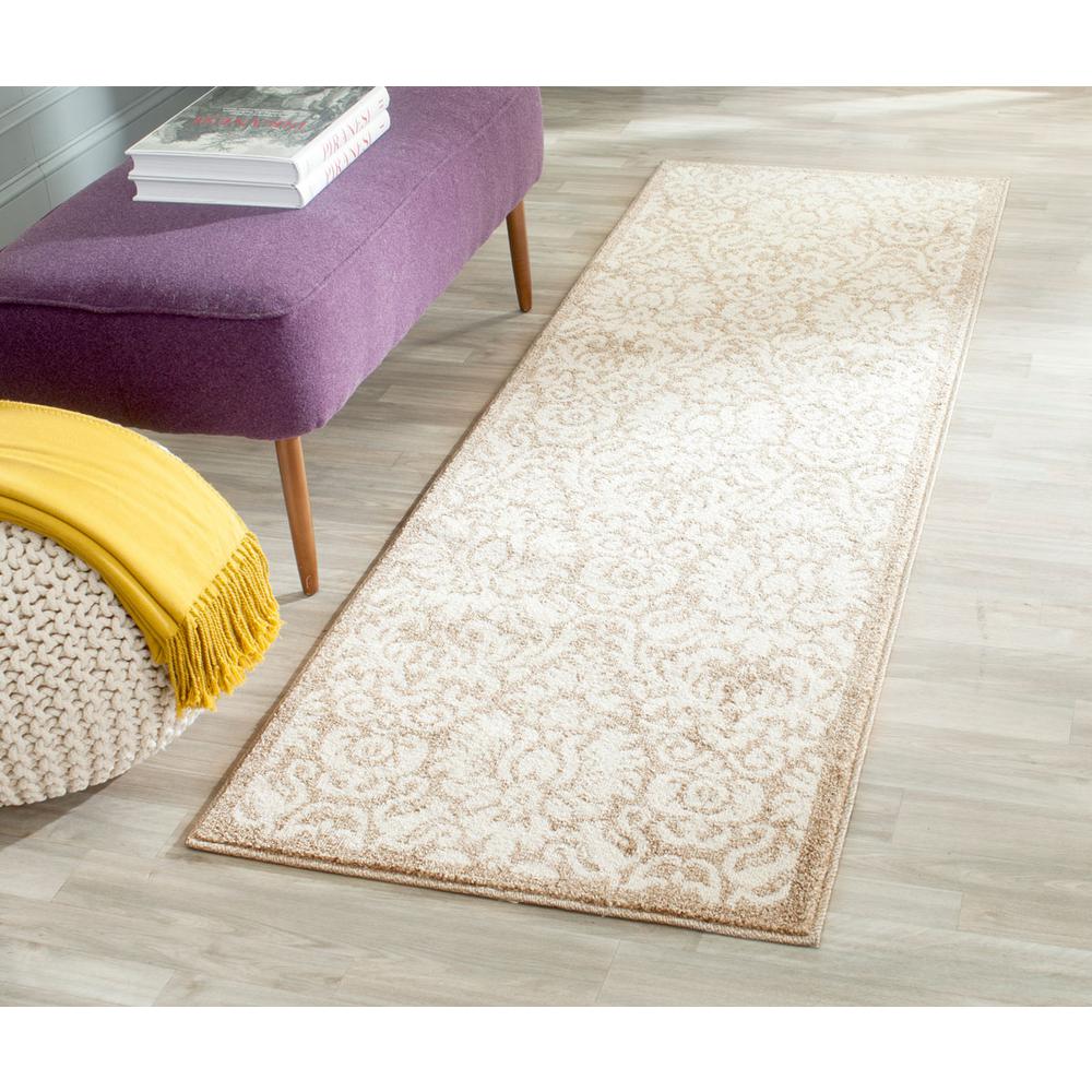 AMHERST, WHEAT / BEIGE, 2'-3" X 11', Area Rug, AMT427S-211. Picture 1