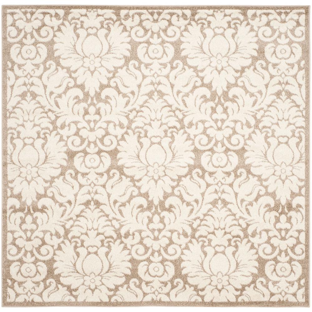 AMHERST, WHEAT / BEIGE, 5' X 5' Square, Area Rug, AMT427S-5SQ. Picture 1