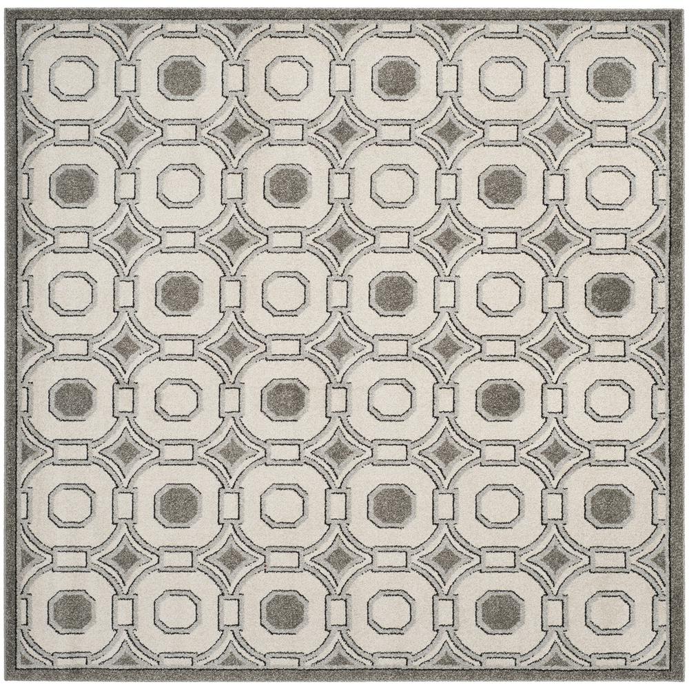 AMHERST, IVORY / GREY, 7' X 7' Square, Area Rug, AMT431E-7SQ. Picture 1