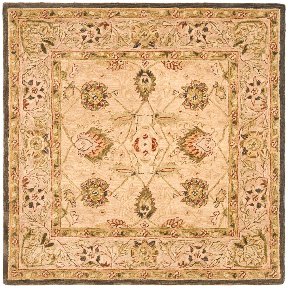 ANATOLIA, BEIGE / BEIGE, 6' X 6' Square, Area Rug, AN512A-6SQ. Picture 1