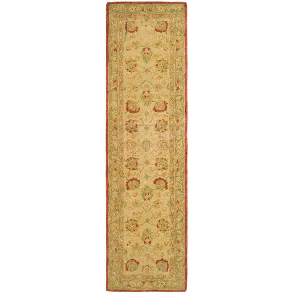 ANATOLIA, BEIGE / RUST, 2'-3" X 8', Area Rug. Picture 1