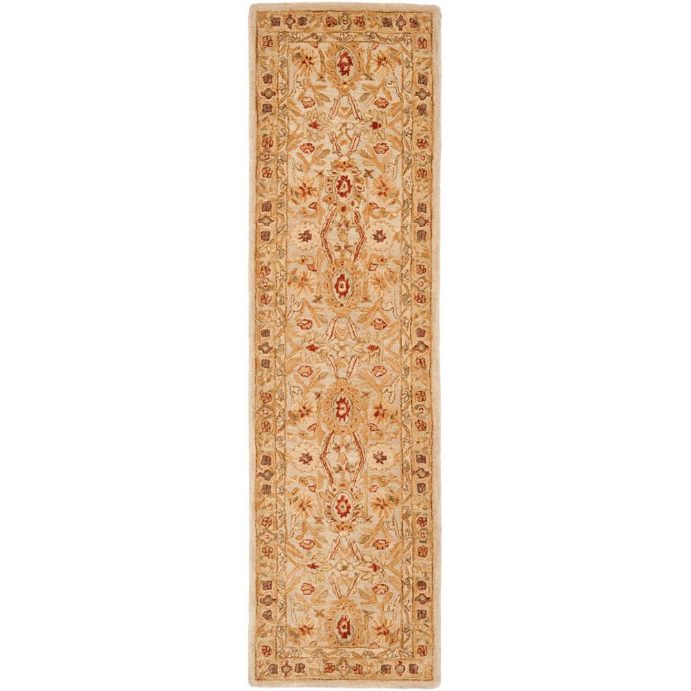 ANATOLIA, GREY BEIGE / SAGE, 2'-3" X 8', Area Rug. Picture 1