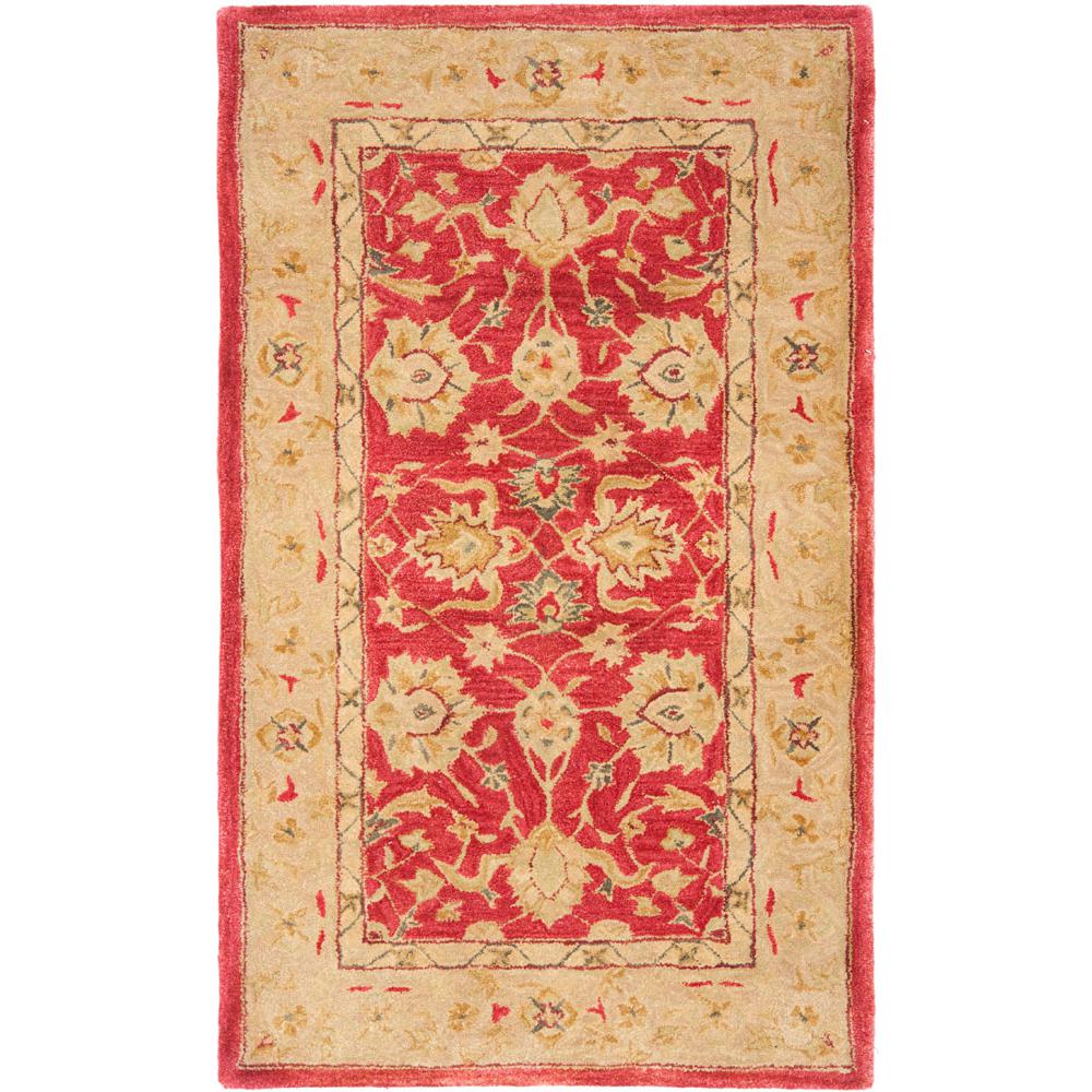 ANATOLIA, RED / IVORY, 3' X 5', Area Rug, AN522A-3. Picture 1