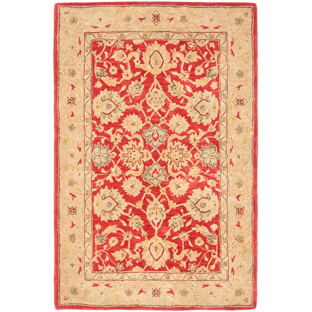 ANATOLIA, RED / IVORY, 4' X 6', Area Rug, AN522A-4. Picture 1