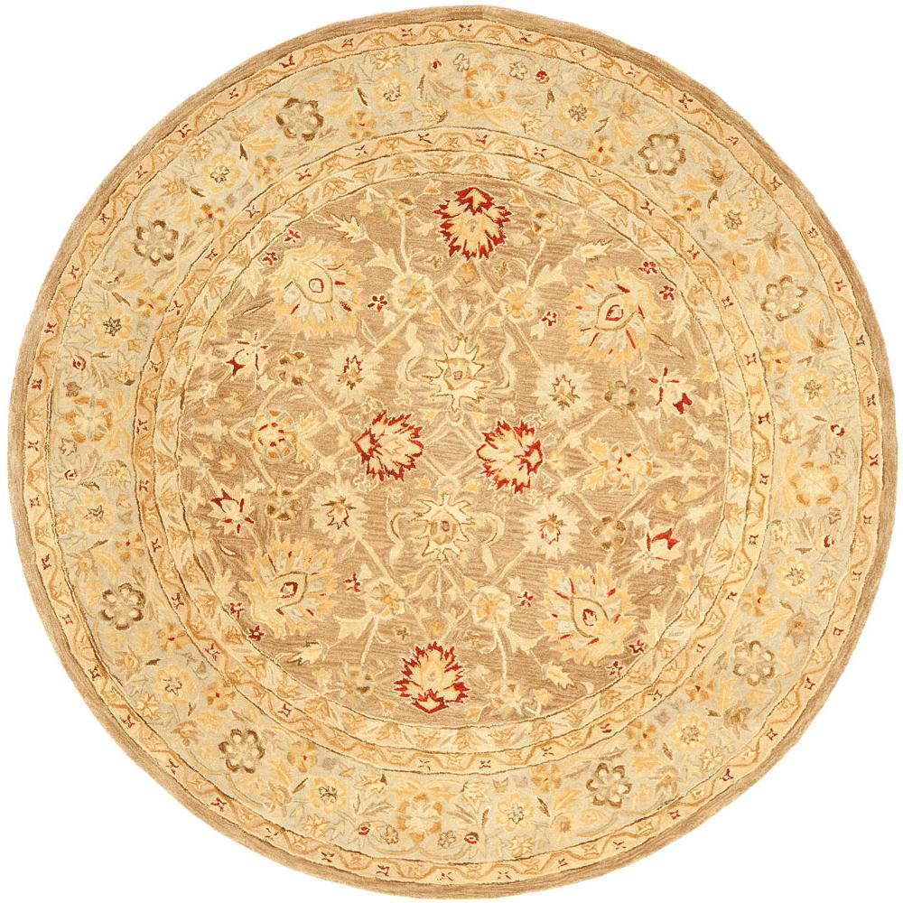 ANATOLIA, TAN / IVORY, 8' X 8' Round, Area Rug. Picture 1
