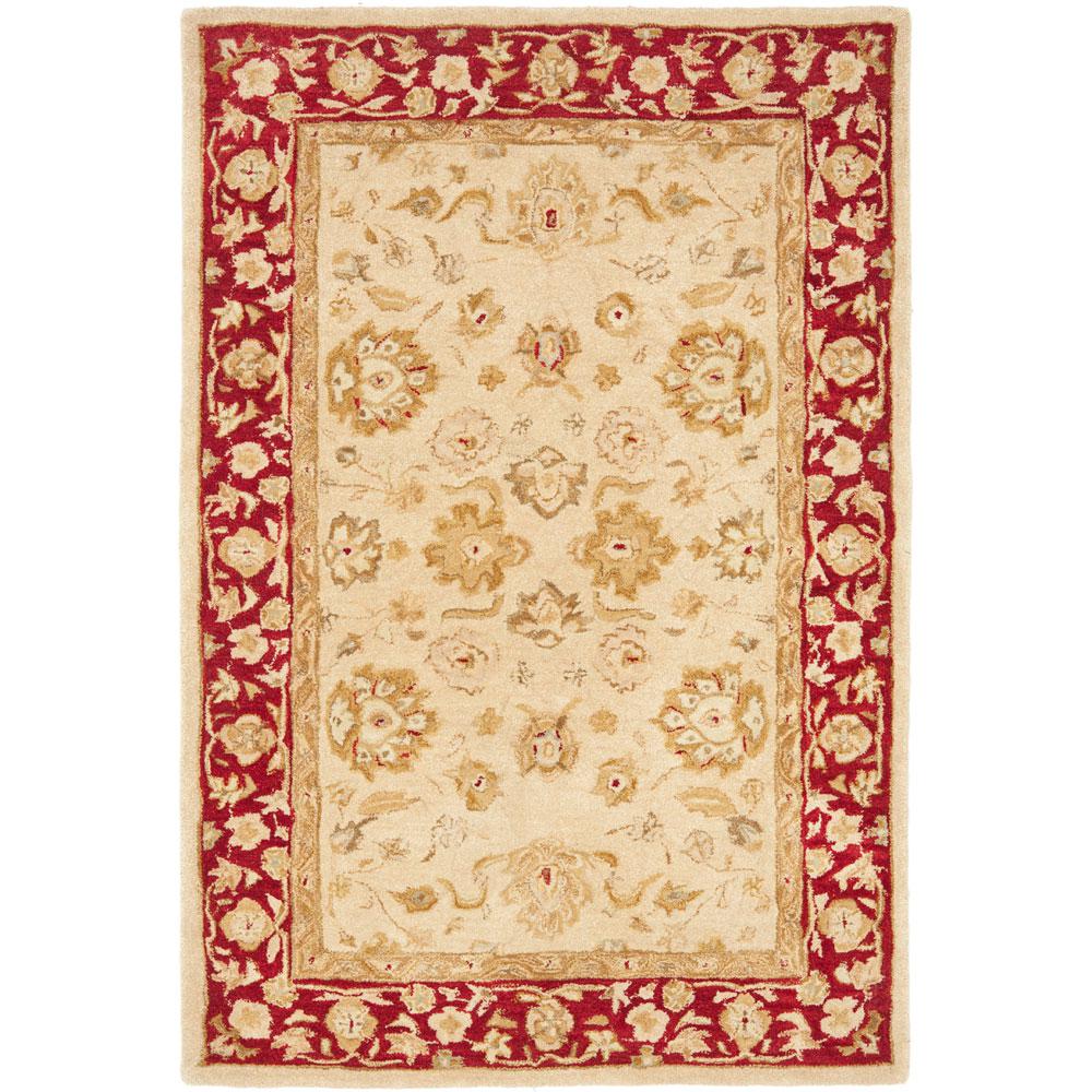 ANATOLIA, IVORY / RED, 4' X 6', Area Rug, AN522C-4. Picture 1