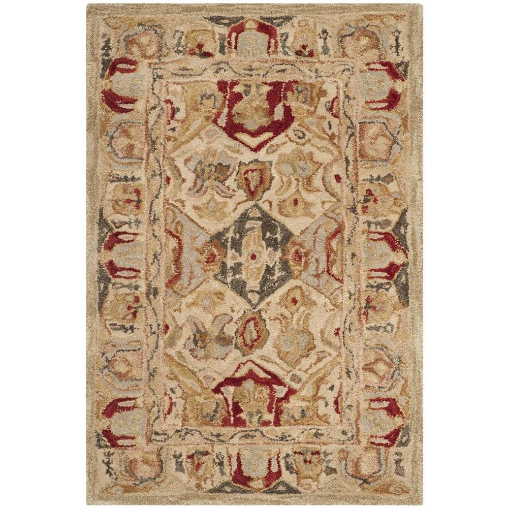 ANATOLIA, BEIGE / MULTI, 2' X 3', Area Rug. Picture 1
