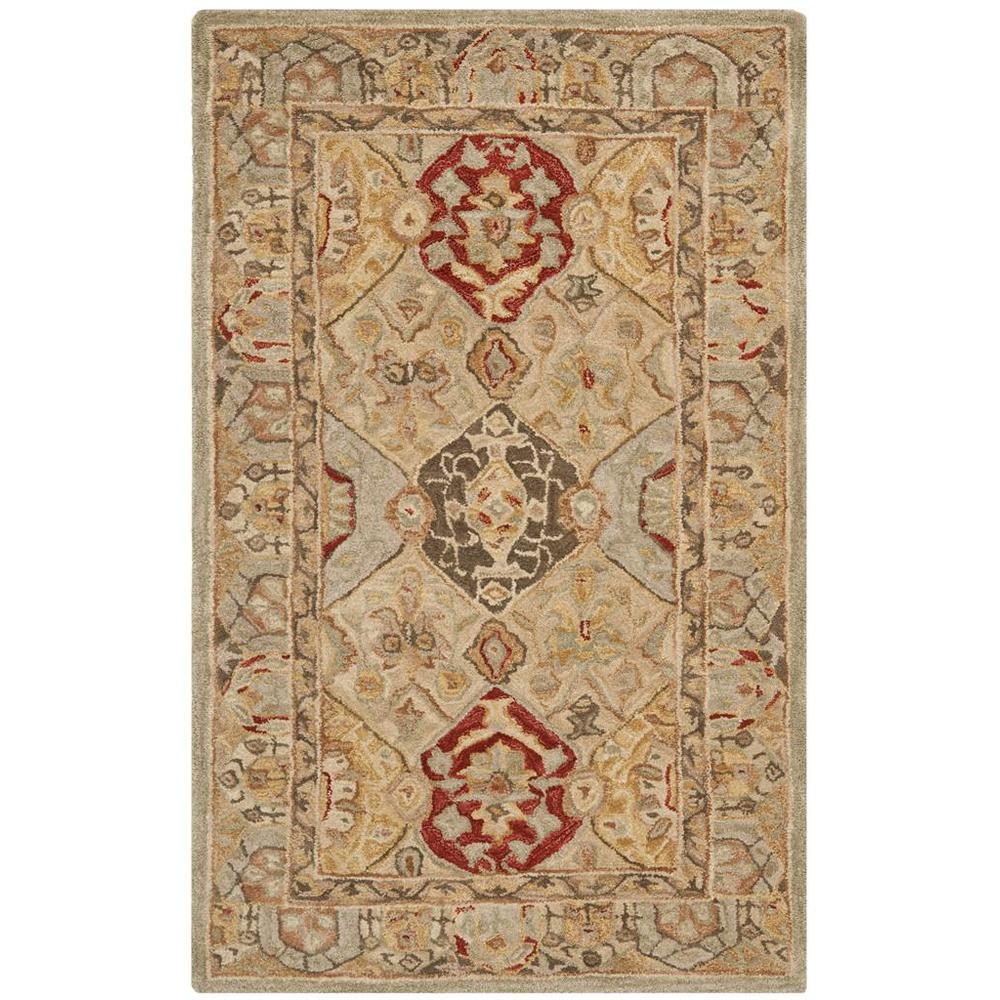 ANATOLIA, BEIGE / MULTI, 3' X 5', Area Rug. Picture 1