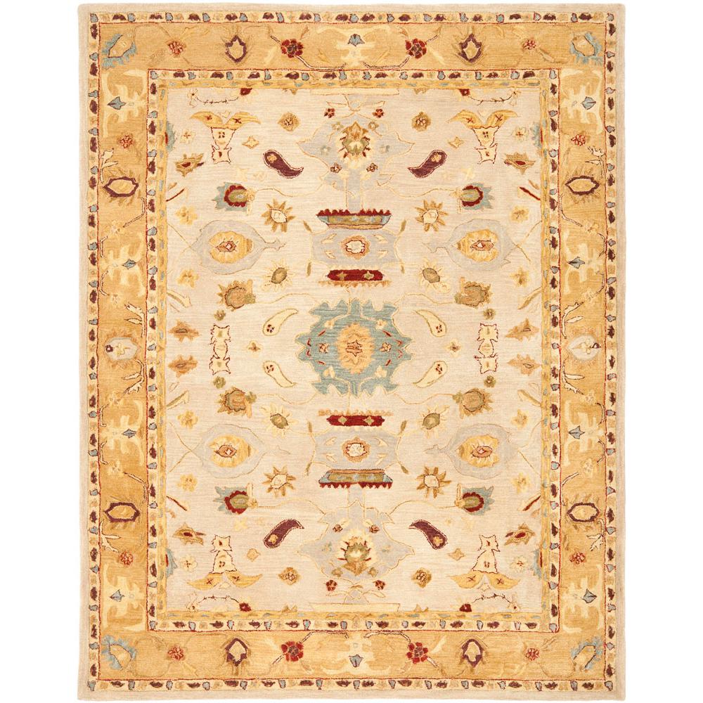 ANATOLIA, IVORY / GOLD, 9'-6" X 13'-6", Area Rug, AN543C-10. Picture 1