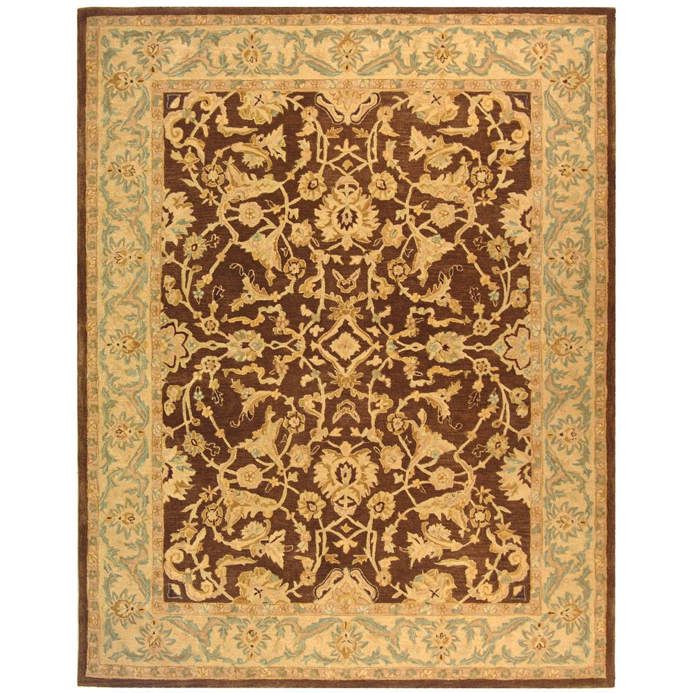 ANATOLIA, BROWN / TAN, 9'-6" X 13'-6", Area Rug. Picture 1