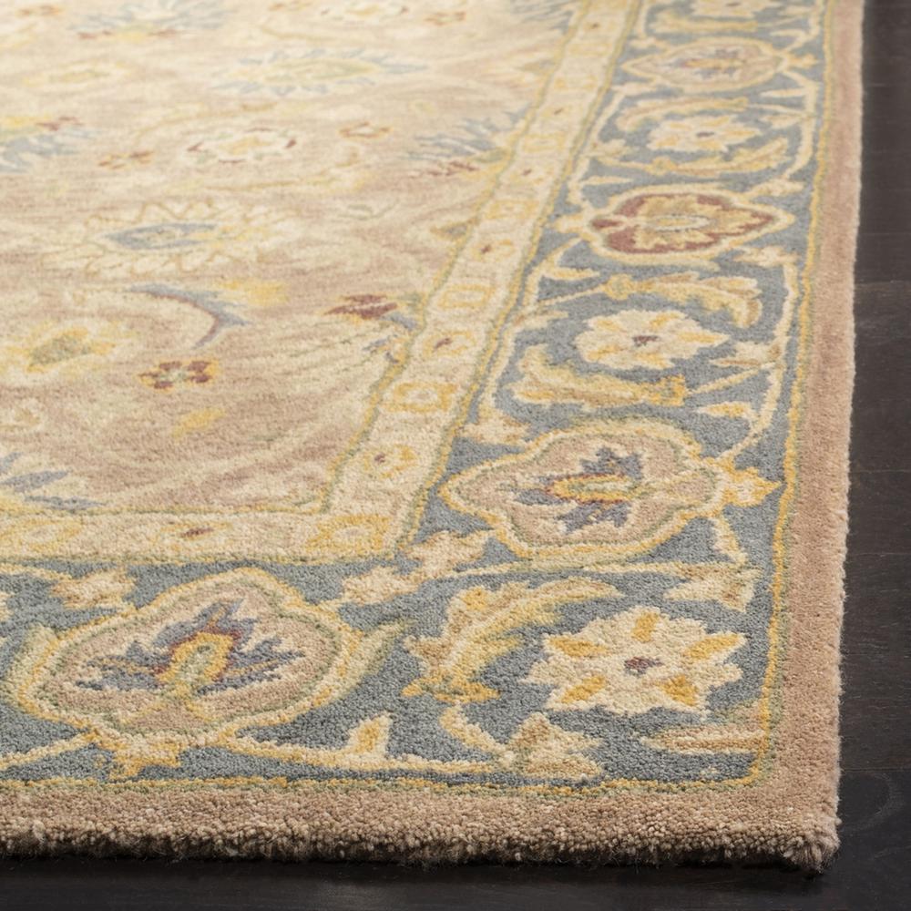 ANATOLIA, BROWN / BLUE, 5' X 8', Area Rug. Picture 1