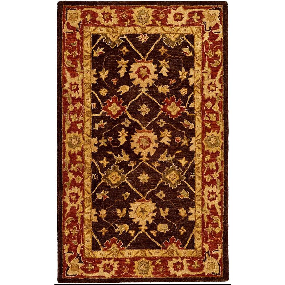 ANATOLIA, OLIVE / RUST, 3' X 5', Area Rug. Picture 1