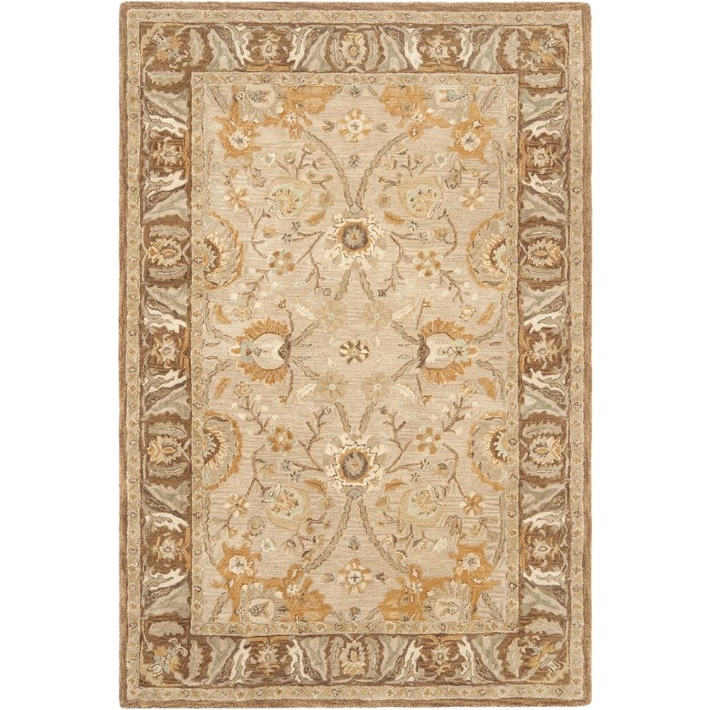 ANATOLIA, DARK GREY / BROWN, 6' X 9', Area Rug. Picture 1