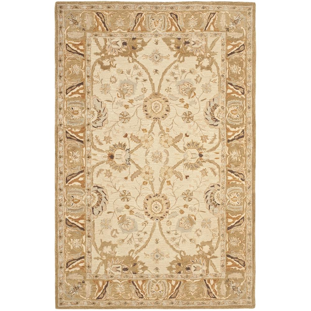 ANATOLIA, SILVER / LIGHT BROWN, 6' X 9', Area Rug. Picture 1