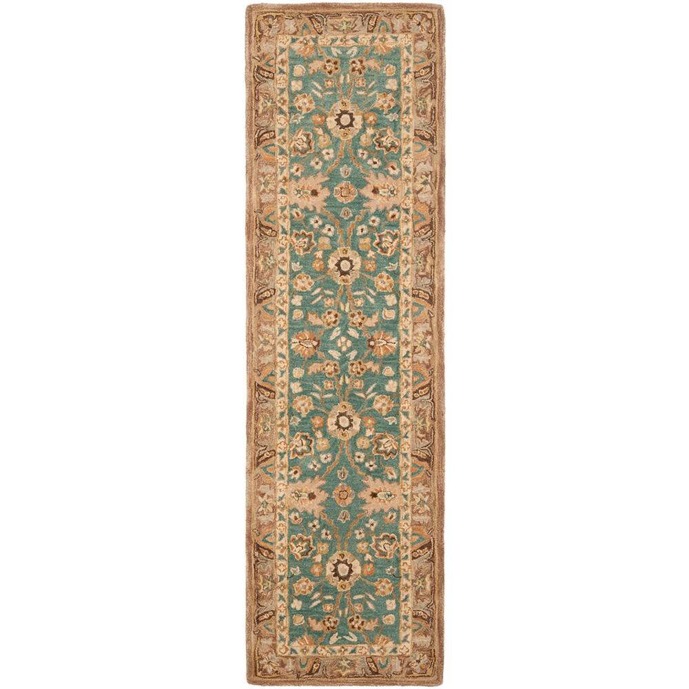 ANATOLIA, TEAL / CAMEL, 2'-3" X 8', Area Rug. Picture 1